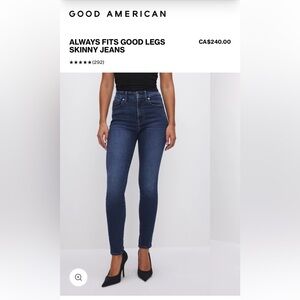 Good American ‘Good Legs’ Jeans